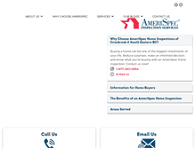 Tablet Screenshot of homeinspectioncranbrook.com